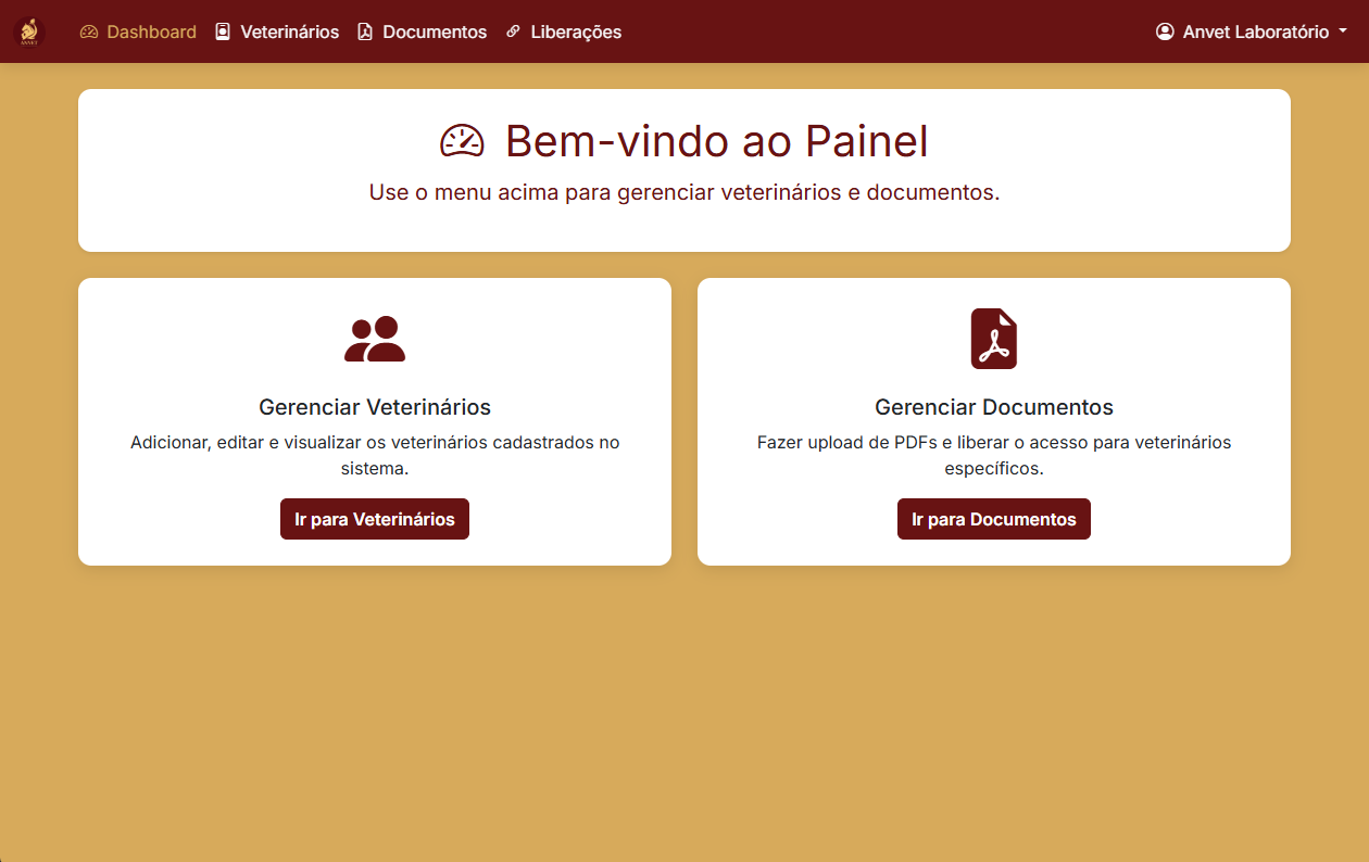 Sistema de Documentos Veterinário